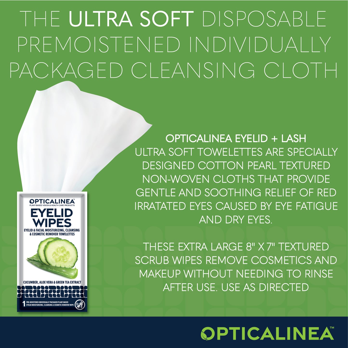 EYELID & LASH WIPES - 30ct