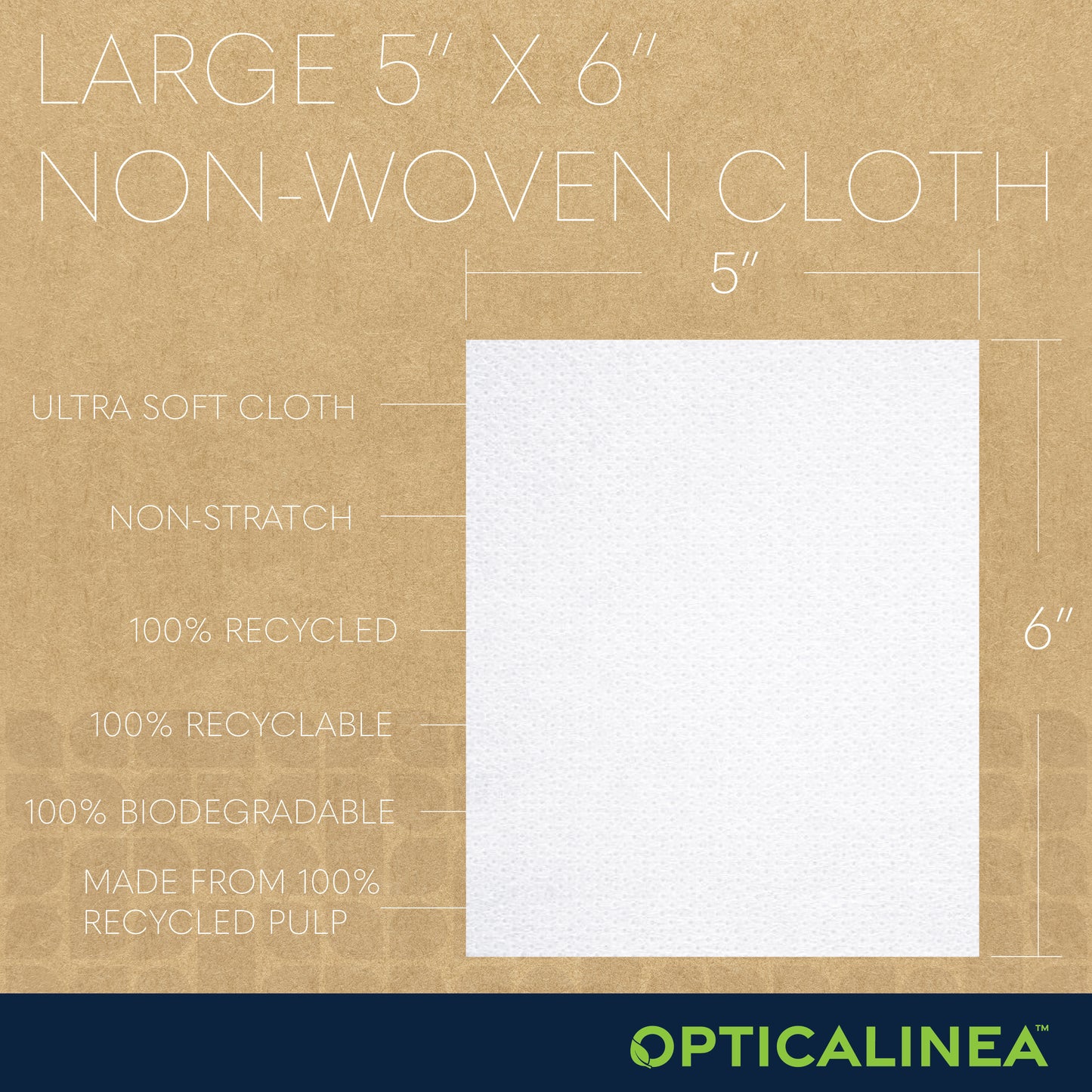 ECOFRIENDLY LENS + SCREEN CLEANING WIPES - 100CT