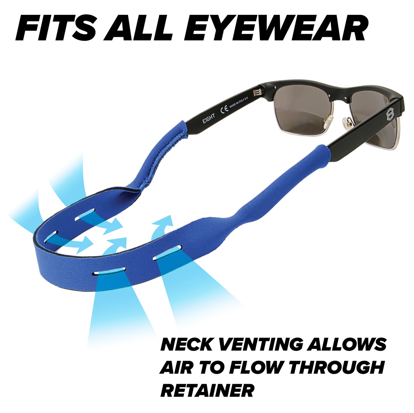 REVERSIBLE 2 PACK ROYAL VENTING NEOPRENE FLOAT RETAINER & ECOFRIENDLY CLEANING KIT