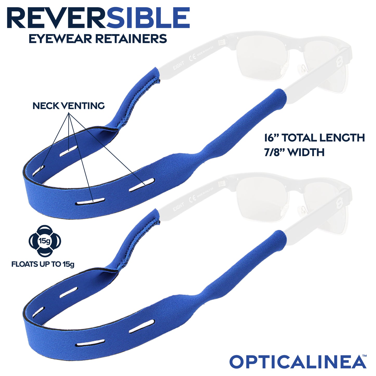 REVERSIBLE 2 PACK ROYAL VENTING NEOPRENE FLOAT RETAINER & ECOFRIENDLY CLEANING KIT